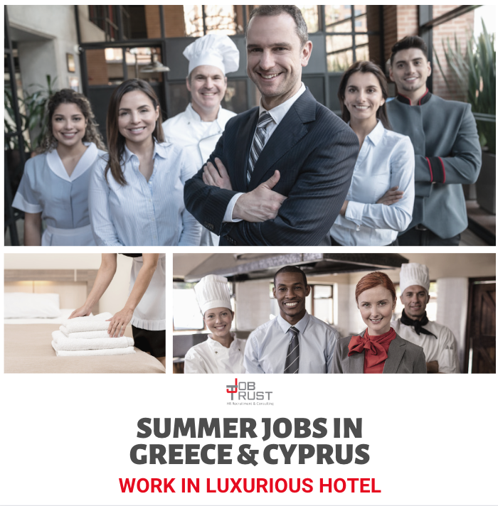 Working opportunities in Greece in the end of the season - Prolong your Summer!